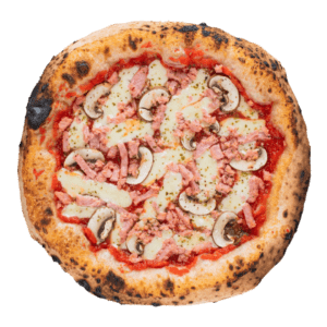 Ham _ Mushroom Pizza
